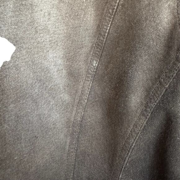 VTG Suede Leather Jacket Women XL Western Festival Boho Quiet Luxury Quality - Picture 10 of 13